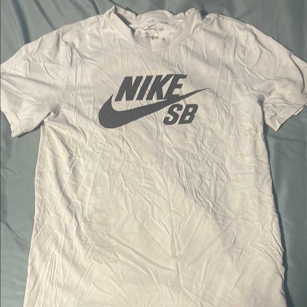 Nike SB White Men's Shirt
